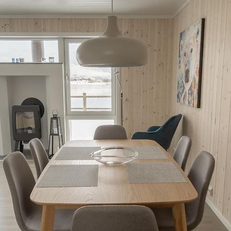 Villa Brand new Nappstraumen Seaview cabin Gravdal  Exterior foto