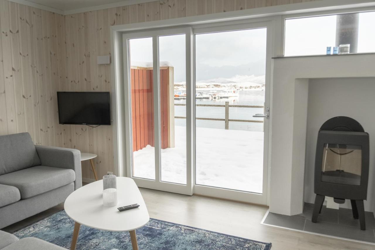 Villa Brand new Nappstraumen Seaview cabin Gravdal  Exterior foto