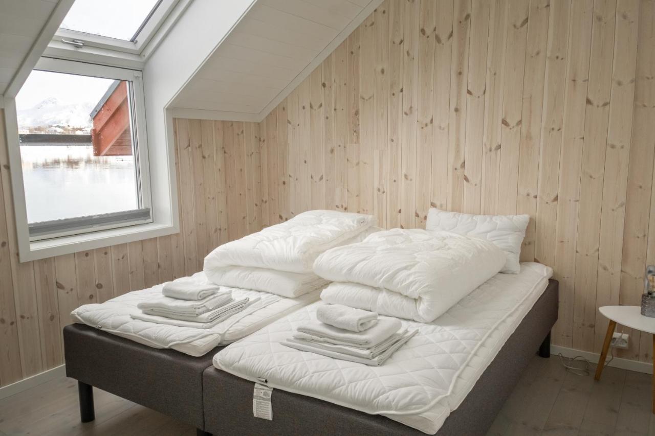 Villa Brand new Nappstraumen Seaview cabin Gravdal  Exterior foto